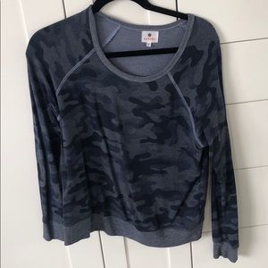 Blue camo sweater